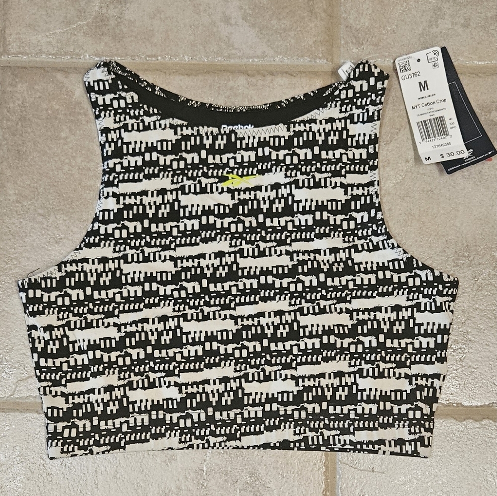 Reebok Patterned Running Crop